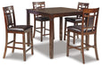 Bennox Counter Height Dining Table and Bar Stools (Set of 5) - Holmwood's Furniture & Design Center (Somersworth, NH)