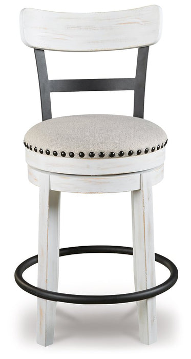 Valebeck Counter Height Bar Stool - Holmwood's Furniture & Design Center (Somersworth, NH)