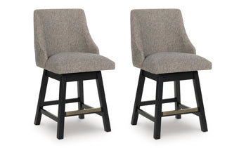 Neymorton Counter Height Barstool (Set of 2) - Holmwood's Furniture & Design Center (Somersworth, NH)