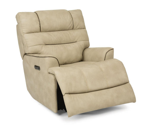 Flexsteel Brian Power Recliner with Power Headrest and Lumbar - Holmwood's Furniture & Design Center (Somersworth, NH)