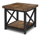 Flexsteel Carpenter End Table in Rustic Brown - Holmwood's Furniture & Design Center (Somersworth, NH)