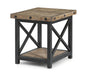 Flexsteel Carpenter End Table in Rustic Gray - Holmwood's Furniture & Design Center (Somersworth, NH)