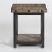 Flexsteel Carpenter End Table in Rustic Gray - Holmwood's Furniture & Design Center (Somersworth, NH)