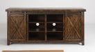 Flexsteel Carpenter Entertainment Base in Rustic Brown - Holmwood's Furniture & Design Center (Somersworth, NH)