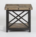 Flexsteel Carpenter Lamp Table in Rustic Gray - Holmwood's Furniture & Design Center (Somersworth, NH)