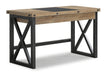 Flexsteel Carpenter Lift-Top Writing Desk in Rustic Gray - Holmwood's Furniture & Design Center (Somersworth, NH)
