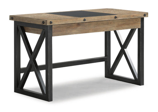 Flexsteel Carpenter Lift-Top Writing Desk in Rustic Gray - Holmwood's Furniture & Design Center (Somersworth, NH)