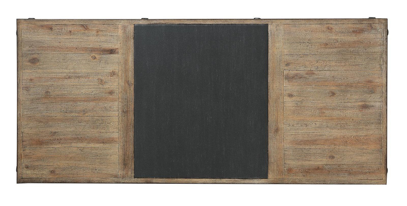 Flexsteel Carpenter Lift-Top Writing Desk in Rustic Gray - Holmwood's Furniture & Design Center (Somersworth, NH)