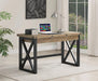 Flexsteel Carpenter Lift-Top Writing Desk in Rustic Gray - Holmwood's Furniture & Design Center (Somersworth, NH)