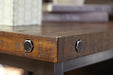 Flexsteel Carpenter Rectangular Coffee Table in Rustic Brown - Holmwood's Furniture & Design Center (Somersworth, NH)
