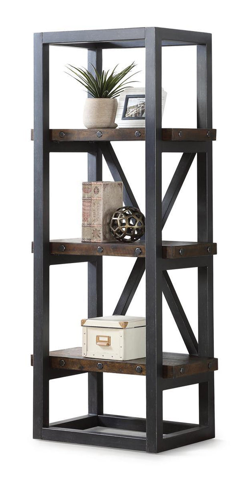 Flexsteel Carpenter Side Pier in Rustic Brown - Holmwood's Furniture & Design Center (Somersworth, NH)