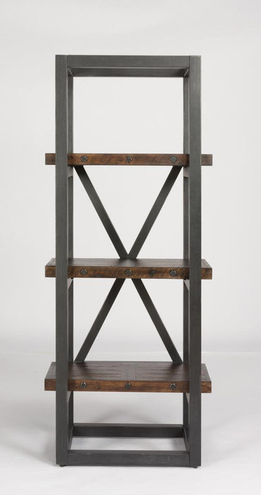 Flexsteel Carpenter Side Pier in Rustic Brown - Holmwood's Furniture & Design Center (Somersworth, NH)