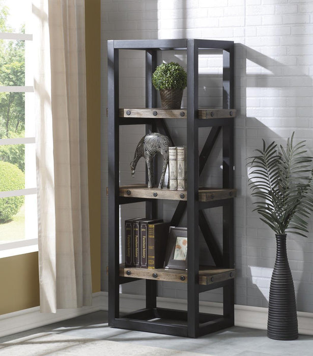 Flexsteel Carpenter Side Pier in Rustic Gray - Holmwood's Furniture & Design Center (Somersworth, NH)