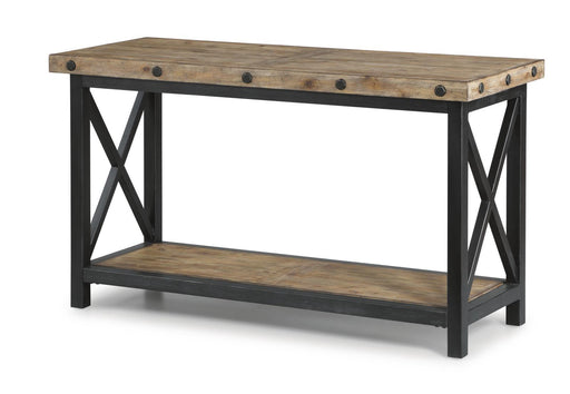 Flexsteel Carpenter Sofa Table in Rustic Gray - Holmwood's Furniture & Design Center (Somersworth, NH)