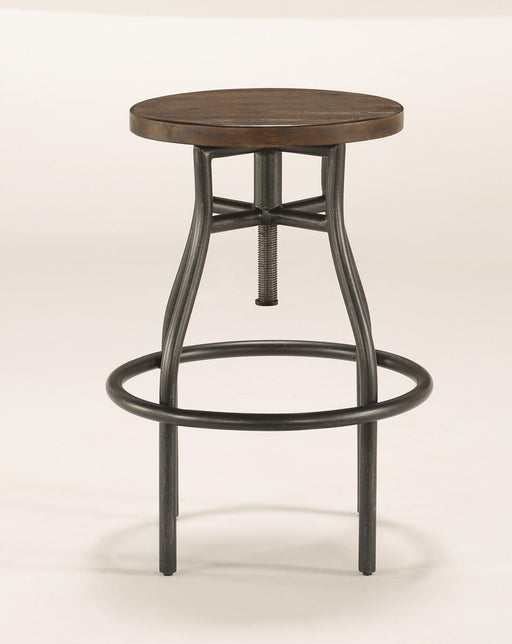 Flexsteel Carpenter Stool in Rustic Brown - Holmwood's Furniture & Design Center (Somersworth, NH)