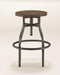 Flexsteel Carpenter Stool in Rustic Brown - Holmwood's Furniture & Design Center (Somersworth, NH)
