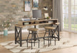 Flexsteel Carpenter Stool in Rustic Gray - Holmwood's Furniture & Design Center (Somersworth, NH)