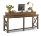 Flexsteel Carpenter Work Console in Rustic Brown - Holmwood's Furniture & Design Center (Somersworth, NH)