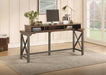 Flexsteel Carpenter Work Console in Rustic Brown - Holmwood's Furniture & Design Center (Somersworth, NH)