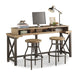 Flexsteel Carpenter Stool in Rustic Gray - Holmwood's Furniture & Design Center (Somersworth, NH)