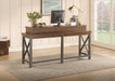 Flexsteel Carpenter Work Console in Rustic Brown - Holmwood's Furniture & Design Center (Somersworth, NH)