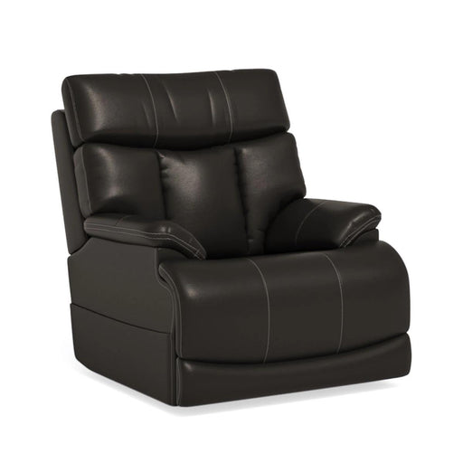 Flexsteel Clive Power Recliner with Power Headrest and Lumbar - Holmwood's Furniture & Design Center (Somersworth, NH)