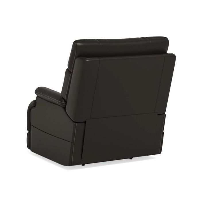 Flexsteel Clive Power Recliner with Power Headrest and Lumbar - Holmwood's Furniture & Design Center (Somersworth, NH)