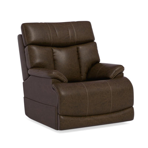 Flexsteel Clive Power Lift Recliner with Power Headrest and Lumbar - Holmwood's Furniture & Design Center (Somersworth, NH)