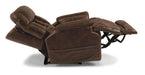 Flexsteel Clive Power Recliner with Power Headrest and Lumbar - Holmwood's Furniture & Design Center (Somersworth, NH)
