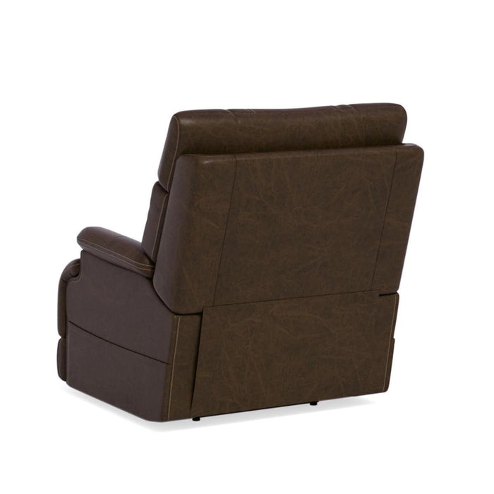 Flexsteel Clive Power Recliner with Power Headrest and Lumbar - Holmwood's Furniture & Design Center (Somersworth, NH)