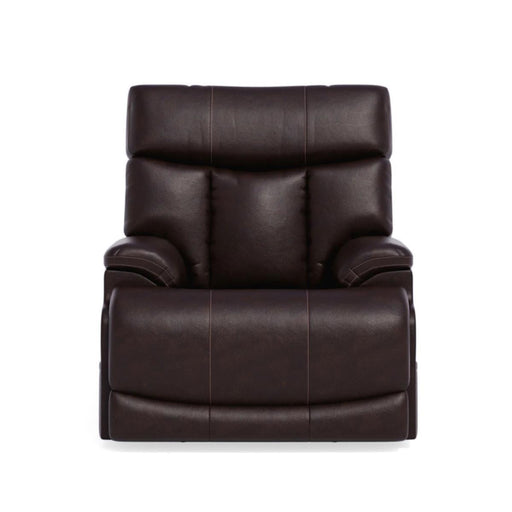 Flexsteel Clive Power Recliner with Power Headrest and Lumbar - Holmwood's Furniture & Design Center (Somersworth, NH)