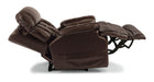 Flexsteel Clive Power Recliner with Power Headrest and Lumbar - Holmwood's Furniture & Design Center (Somersworth, NH)