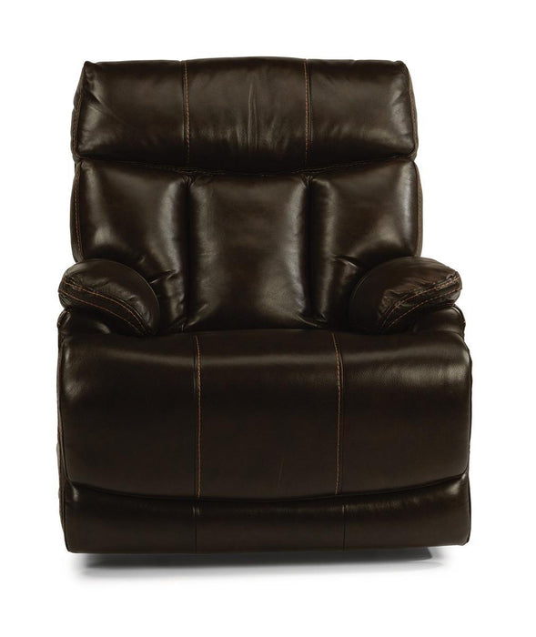 Flexsteel Clive Power Recliner with Power Headrest and Lumbar - Holmwood's Furniture & Design Center (Somersworth, NH)