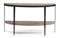 Flexsteel Compass Sofa Table in Gray/Black - Holmwood's Furniture & Design Center (Somersworth, NH)