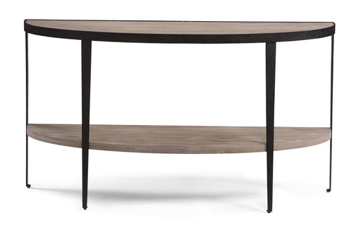 Flexsteel Compass Sofa Table in Gray/Black - Holmwood's Furniture & Design Center (Somersworth, NH)