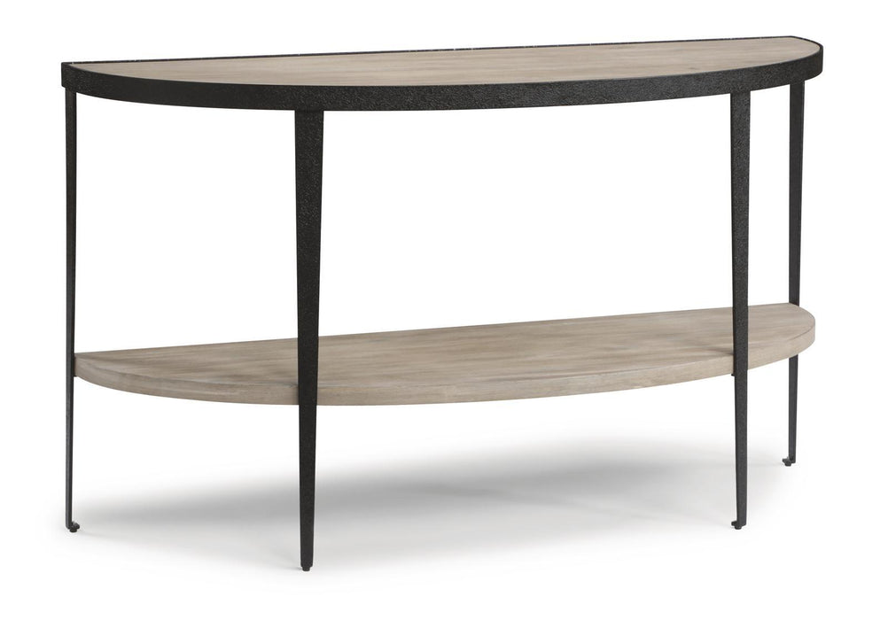 Flexsteel Compass Sofa Table in Gray/Black - Holmwood's Furniture & Design Center (Somersworth, NH)
