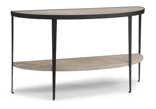 Flexsteel Compass Sofa Table in Gray/Black - Holmwood's Furniture & Design Center (Somersworth, NH)
