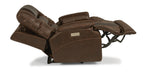 Flexsteel Dakota Power Recliner with Power Headrest and Lumbar - Holmwood's Furniture & Design Center (Somersworth, NH)