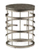 Flexsteel Halo Chairside Table in Silver - Holmwood's Furniture & Design Center (Somersworth, NH)