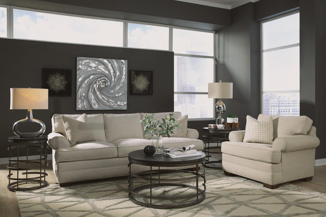 Flexsteel Halo Chairside Table in Silver - Holmwood's Furniture & Design Center (Somersworth, NH)
