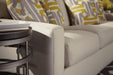 Flexsteel Halo Lamp Table in Silver - Holmwood's Furniture & Design Center (Somersworth, NH)