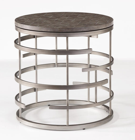 Flexsteel Halo Lamp Table in Silver - Holmwood's Furniture & Design Center (Somersworth, NH)