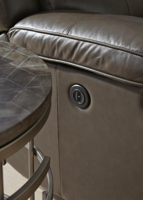 Flexsteel Halo Lamp Table in Silver - Holmwood's Furniture & Design Center (Somersworth, NH)