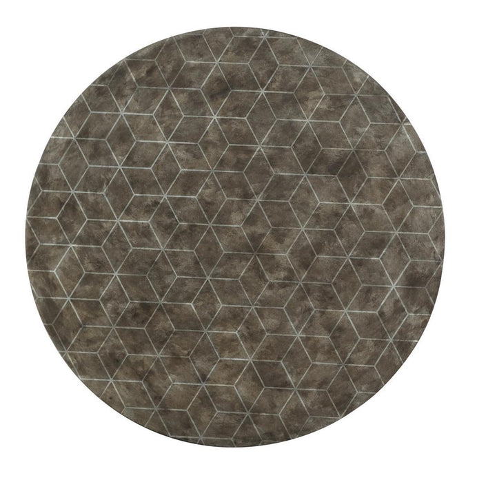 Flexsteel Halo Round Cocktail Table in Silver - Holmwood's Furniture & Design Center (Somersworth, NH)