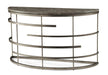 Flexsteel Halo Sofa Table in Silver - Holmwood's Furniture & Design Center (Somersworth, NH)