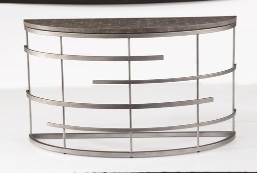 Flexsteel Halo Sofa Table in Silver - Holmwood's Furniture & Design Center (Somersworth, NH)