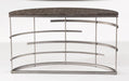 Flexsteel Halo Sofa Table in Silver - Holmwood's Furniture & Design Center (Somersworth, NH)