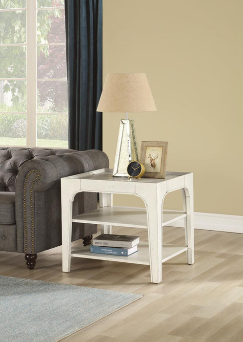 Flexsteel Harmony End Table in White - Holmwood's Furniture & Design Center (Somersworth, NH)