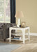 Flexsteel Harmony End Table in White - Holmwood's Furniture & Design Center (Somersworth, NH)