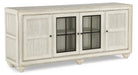 Flexsteel Harmony Entertainment Base in White - Holmwood's Furniture & Design Center (Somersworth, NH)
